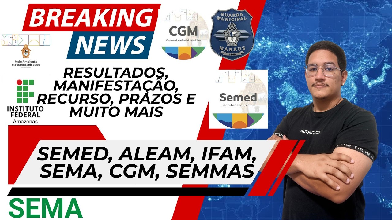 TENHO MUITAS NOVIDADES DE CONCURSOS NO AMAZONAS! CONFIRA