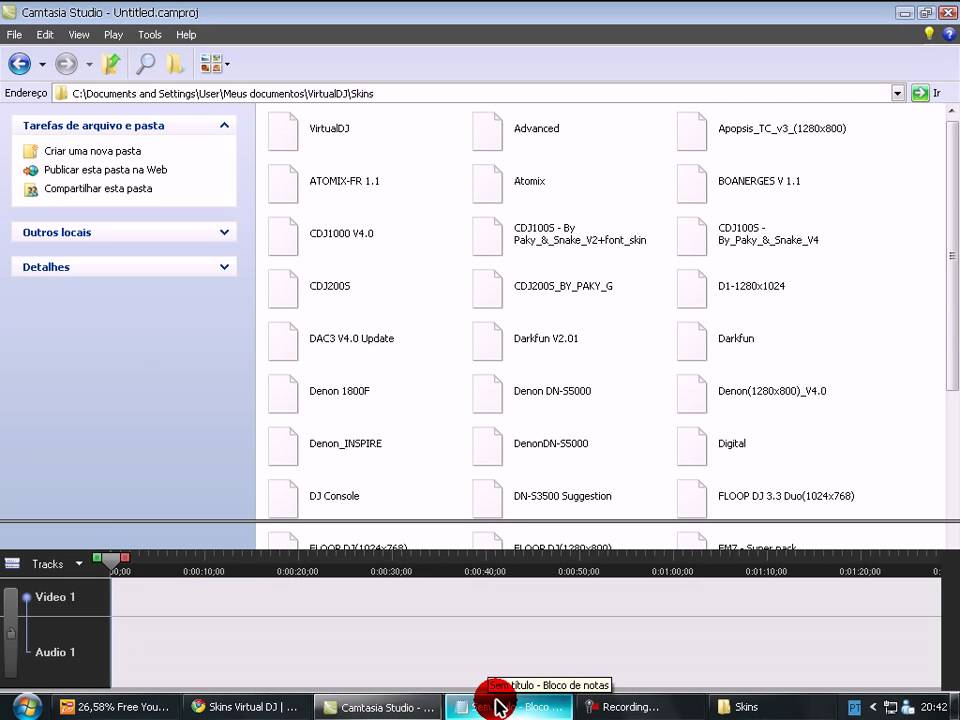 Skin Virtual Dj