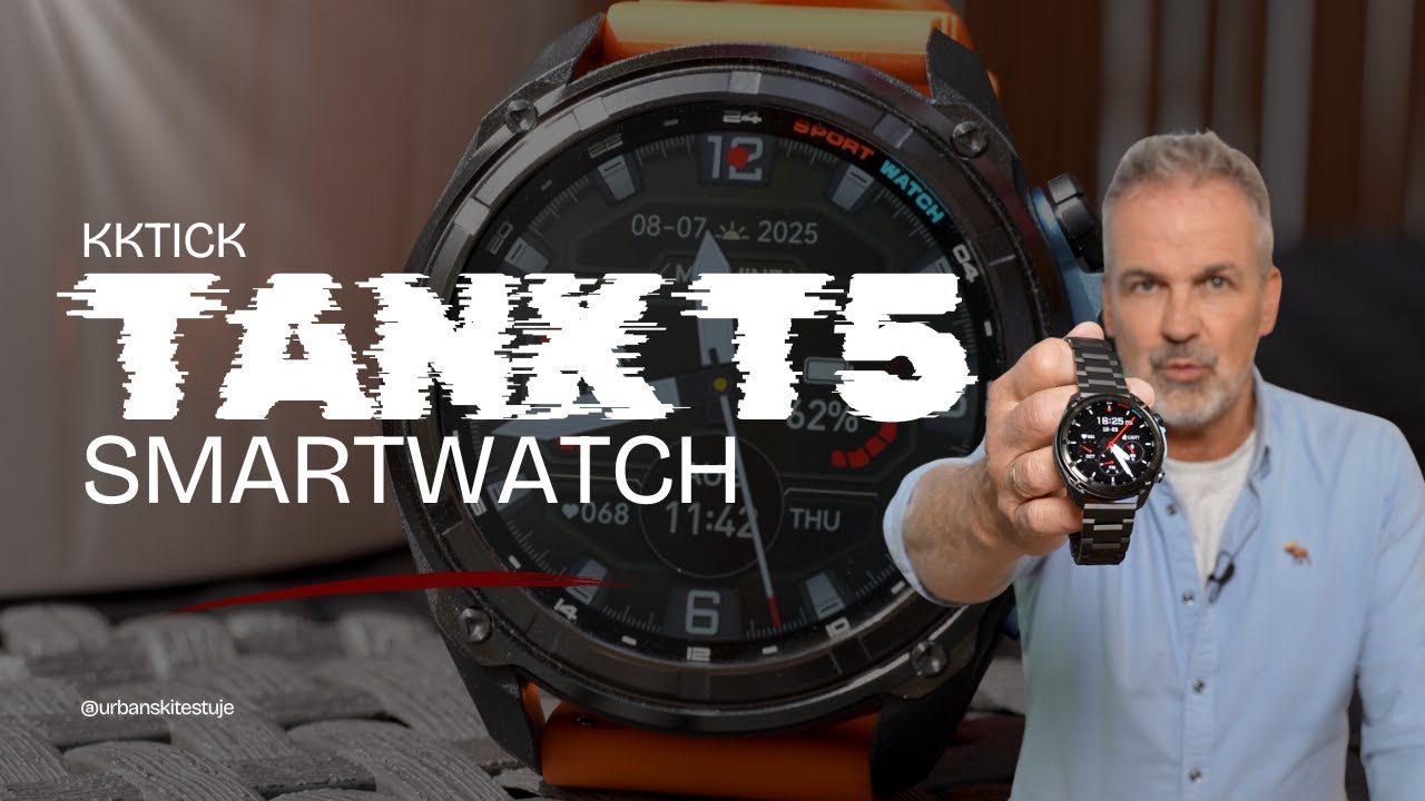 KKTICK TANK T5 - smartwatch nie do zajechania za połowę ceny.