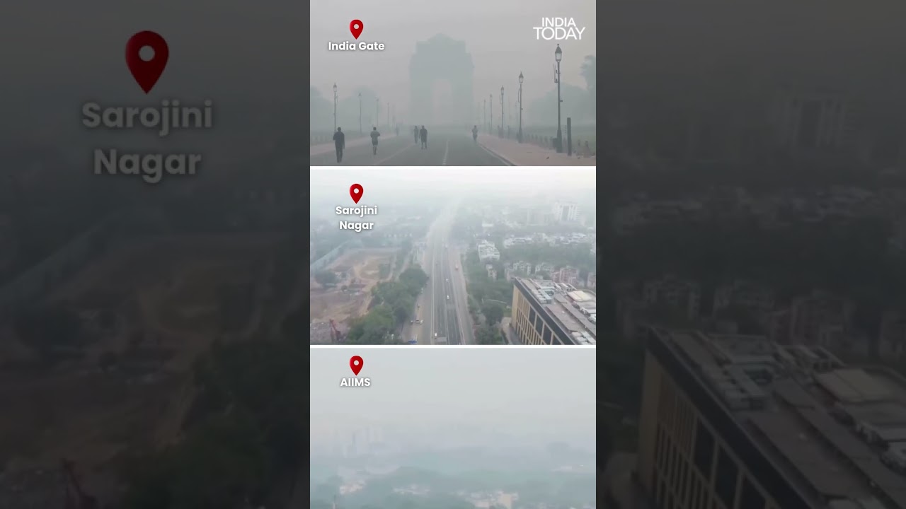 Delhi Chokes After Diwali: AQI Hits 451 as Toxic Smog Blankets NCR | Air Quality &lsquo;Severe&rsquo;