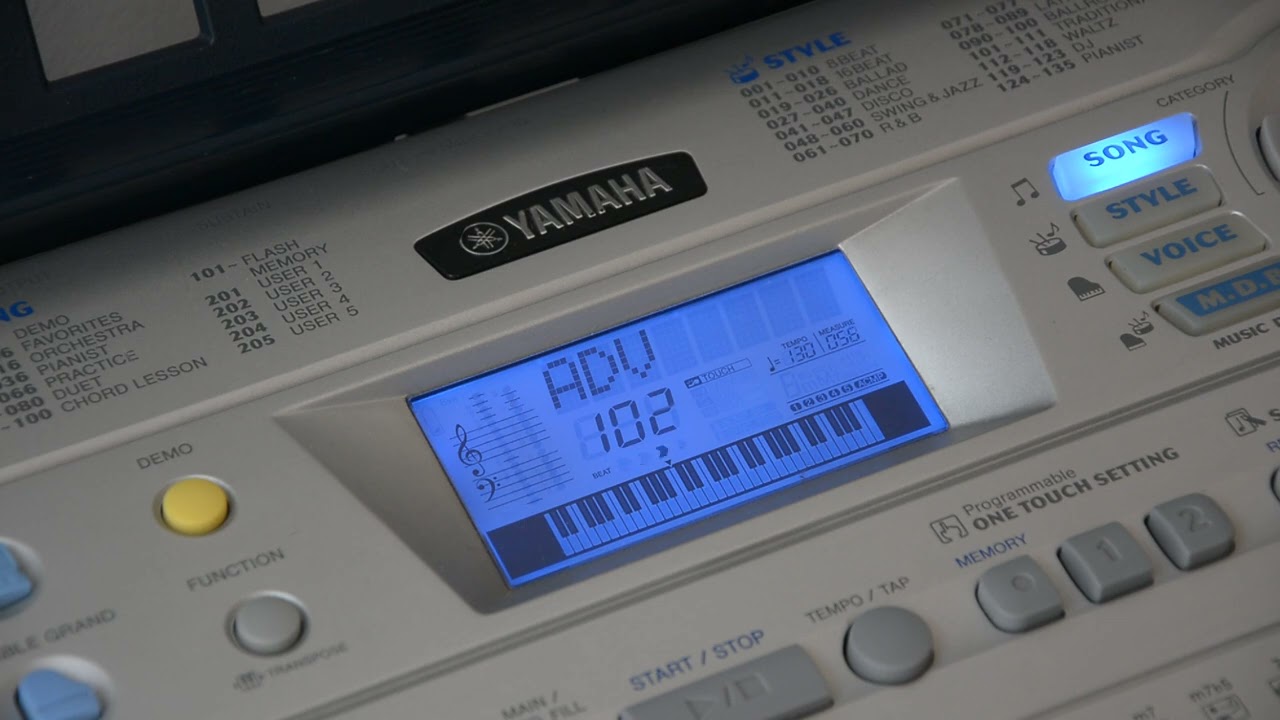 ADV.MID played on a Yamaha PSR-290 (XGlite)