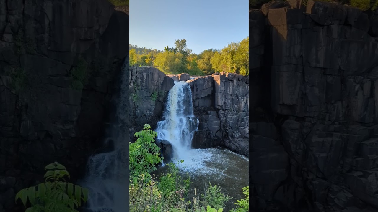 The picturesque High Falls at the end of US Highway 61 North #grand #portage #statepark #usa