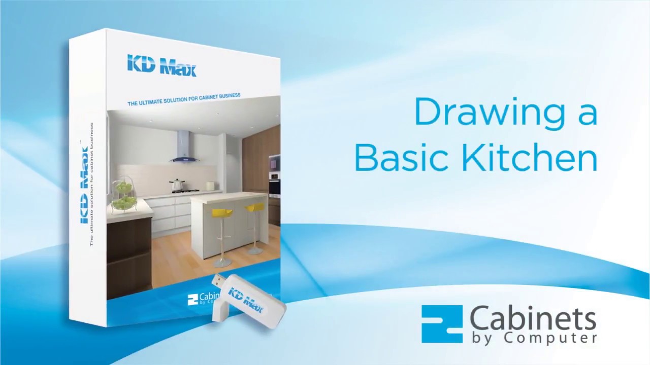 KD Max V6 - Drawing a Simple 3D Kitchen Design in No Time