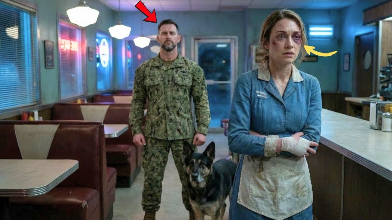 Navy SEAL Noticed a Diner Waitress Hiding Her Broken Wrist — By Morning, His Choice Shocked Everyone