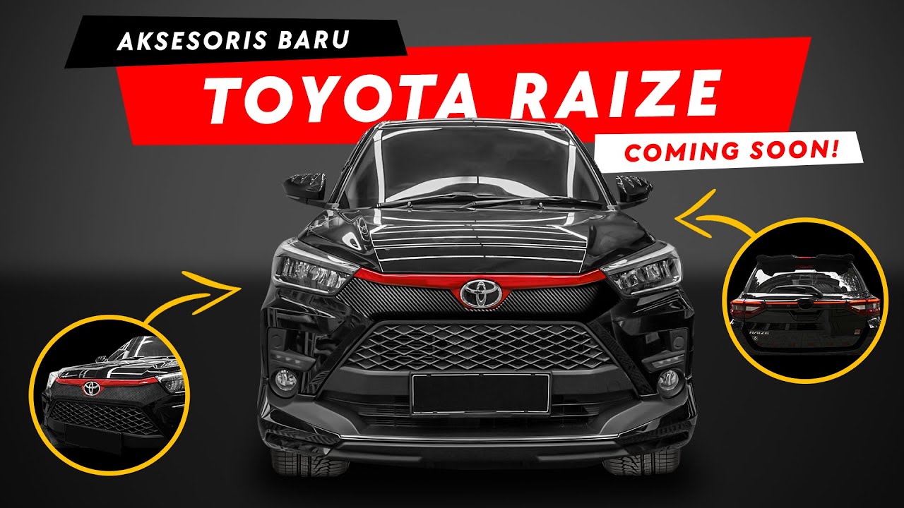 UPDATE AKSESORIS BARU RAIZE & ROCKY DARI OTOPROJECT | COMING SOON