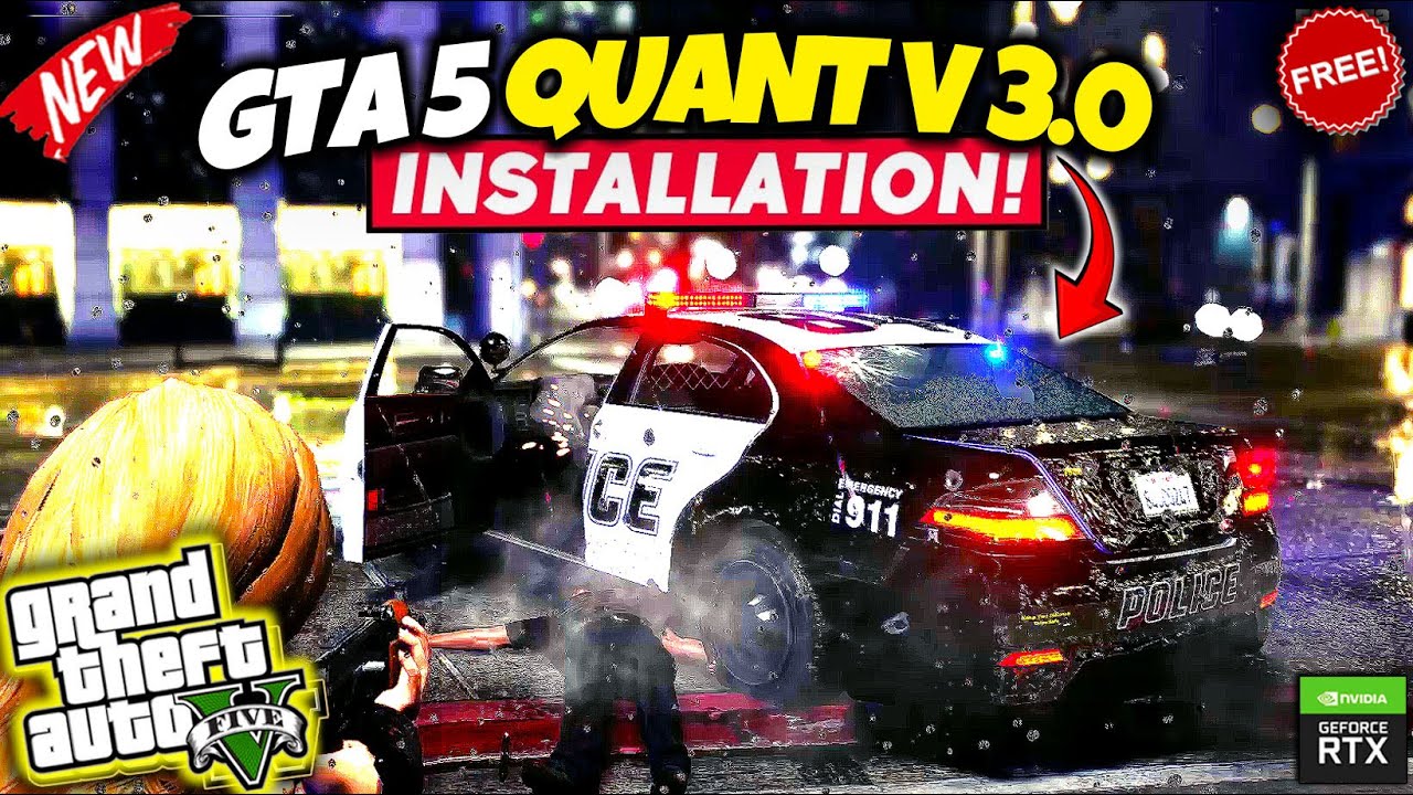 GTA V Quant V 3.0 Graphics Mod😍|| How To Install QuantV 3.0 Graphics Mod In GTA 5 || Updated