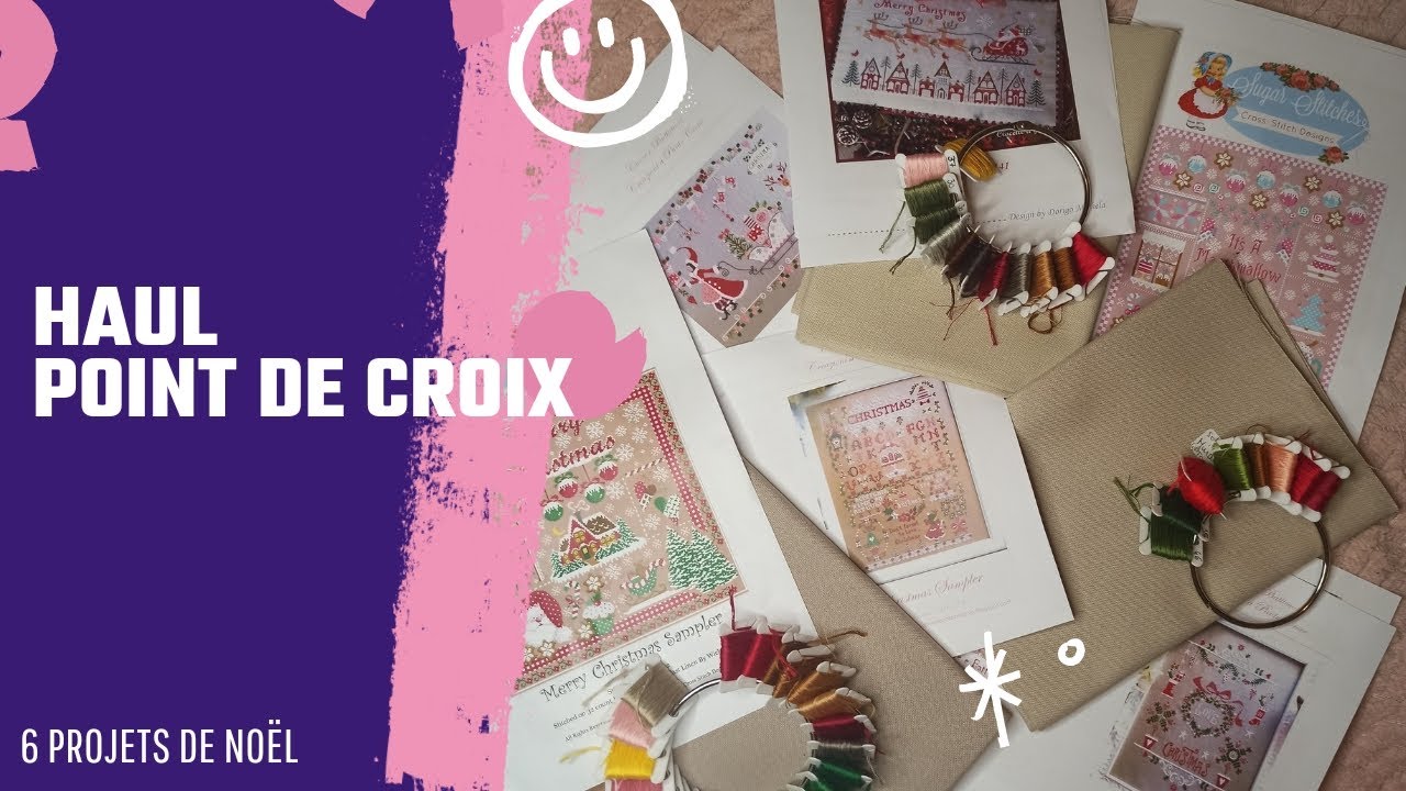 Haul point de croix ~ Et si on préparait déjà Noël 🎄🎅🔔❄