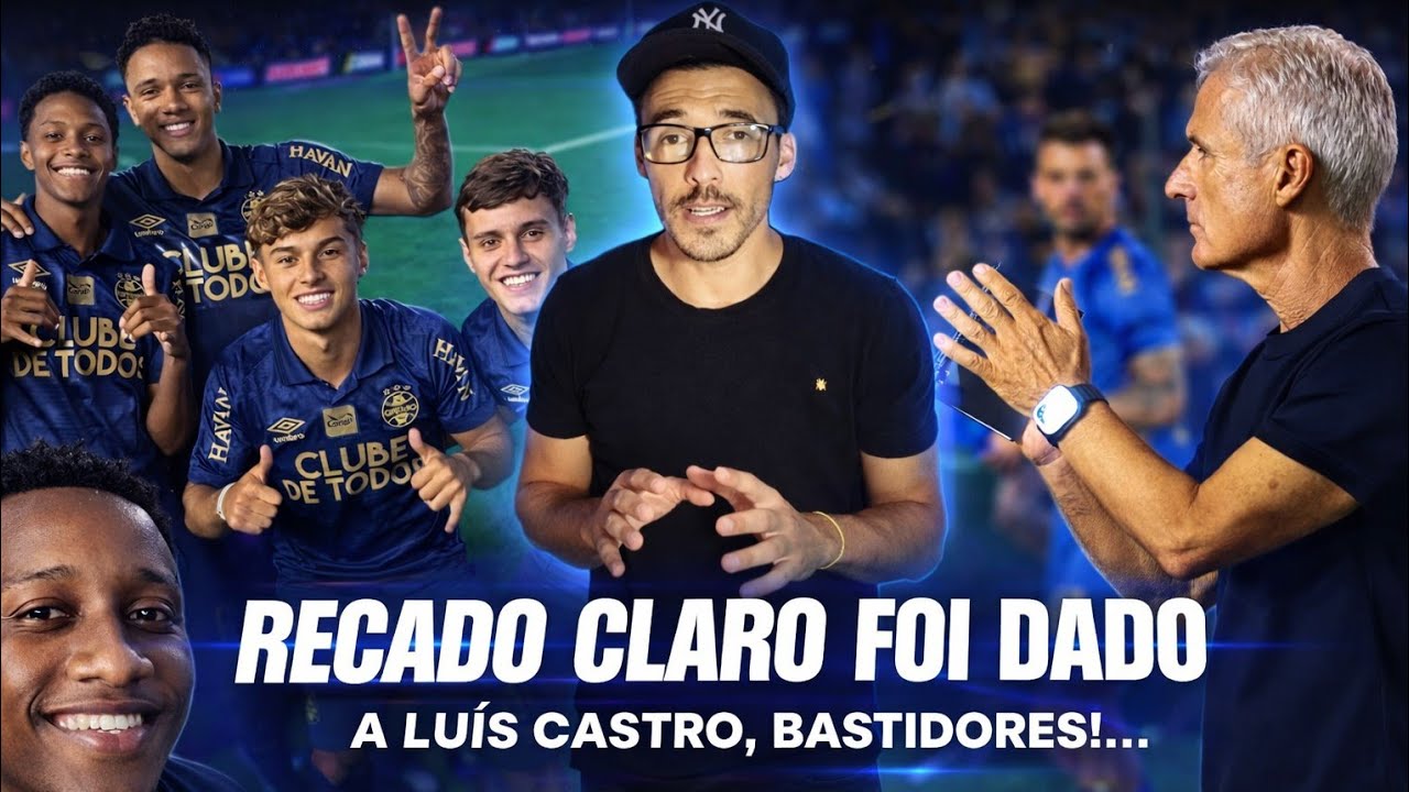 🔵 RECADO CLARO A LUÍS CASTRO QUE FOI DADO EM CAXIAS! BASTIDORES DA CLASSIFICAÇÃO CONTRA O JUVENTUDE!