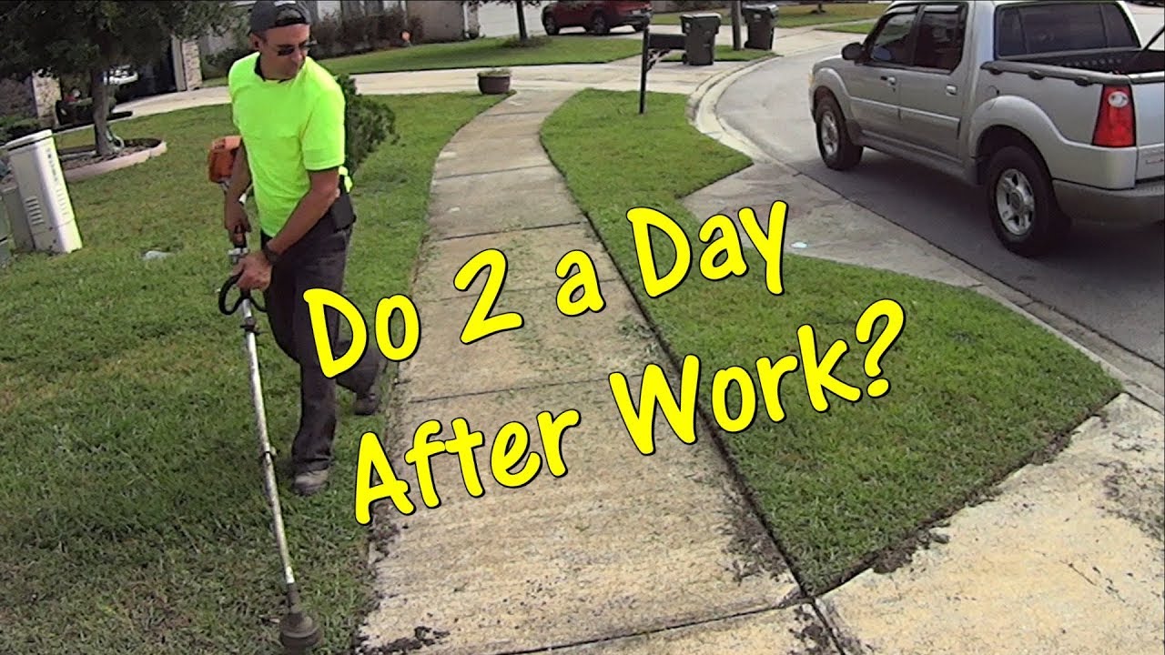 Cutting Grass - $80 in Less than 2 hours - Lawn Mowing  - Grass Cutting Video