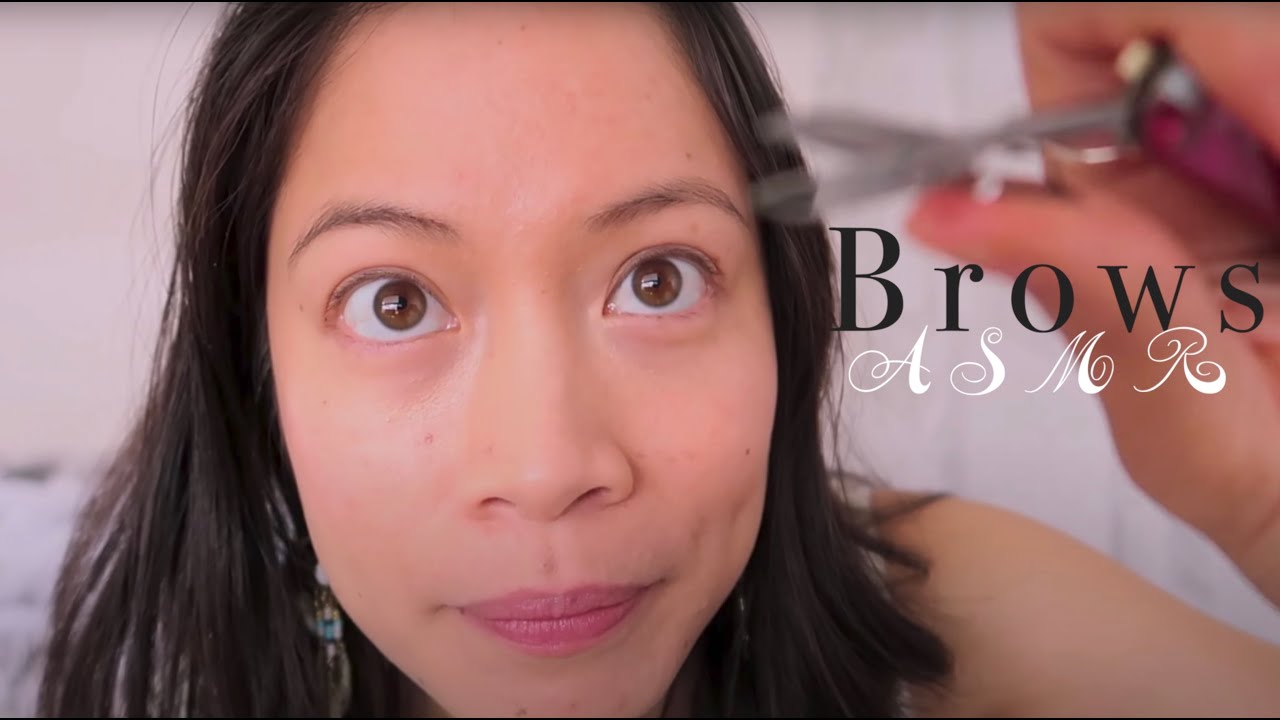 ASMR ✂️Doing Your Brows Roleplay ~ Brushing / Plucking / Spritzing / Tweezing / Cutting