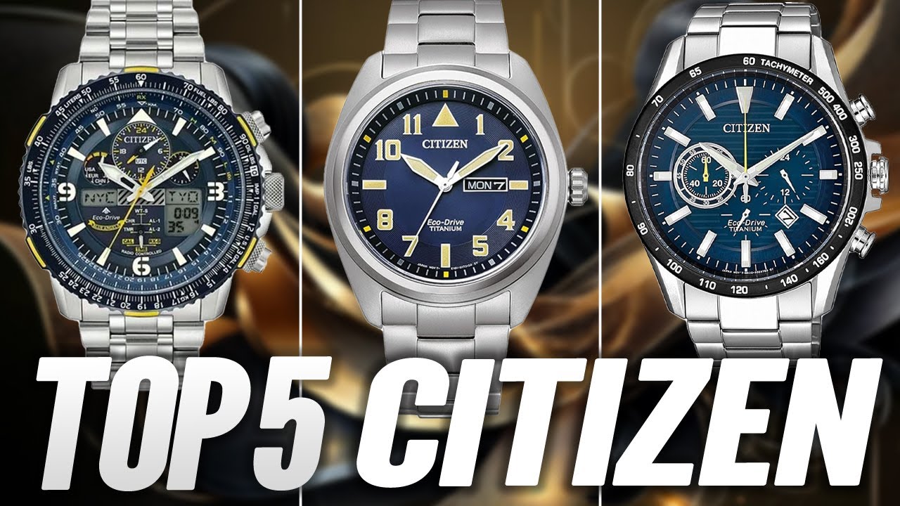 🕰️ Los 5 Mejores Relojes CITIZEN que Necesitas Conocer Ahora ✅