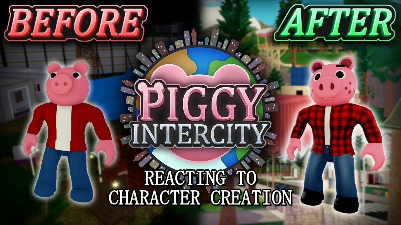 Reacting to CHARACTER CREATION & QUEST DEMO!! (Official Piggy: Intercity Teaser) | @DaMiniToon​
