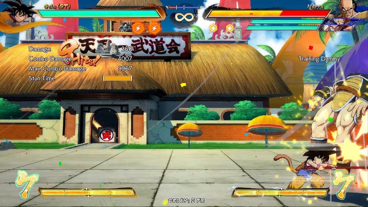 190 hit TOD combo as Kid Goku