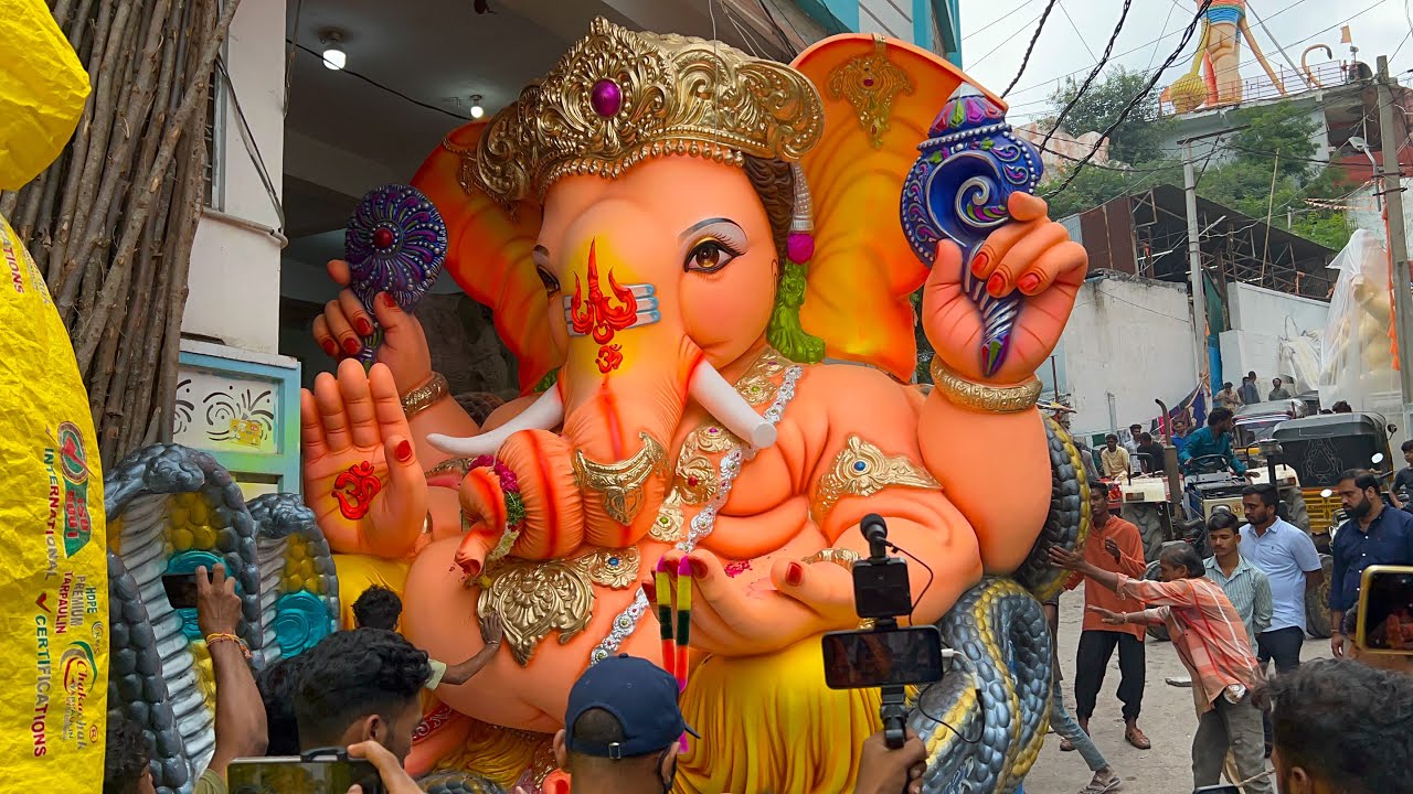 Balapur Ganesh Aagman 2023 | Balapur Ganesh Idol Transporting From Dhoolpet