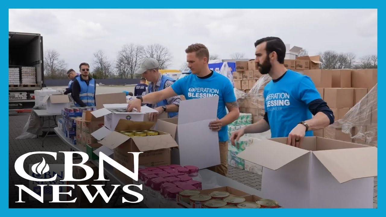 &laquo;Operation Blessing&raquo; от CBN предоставляет продуктовые наборы украинским беженцам