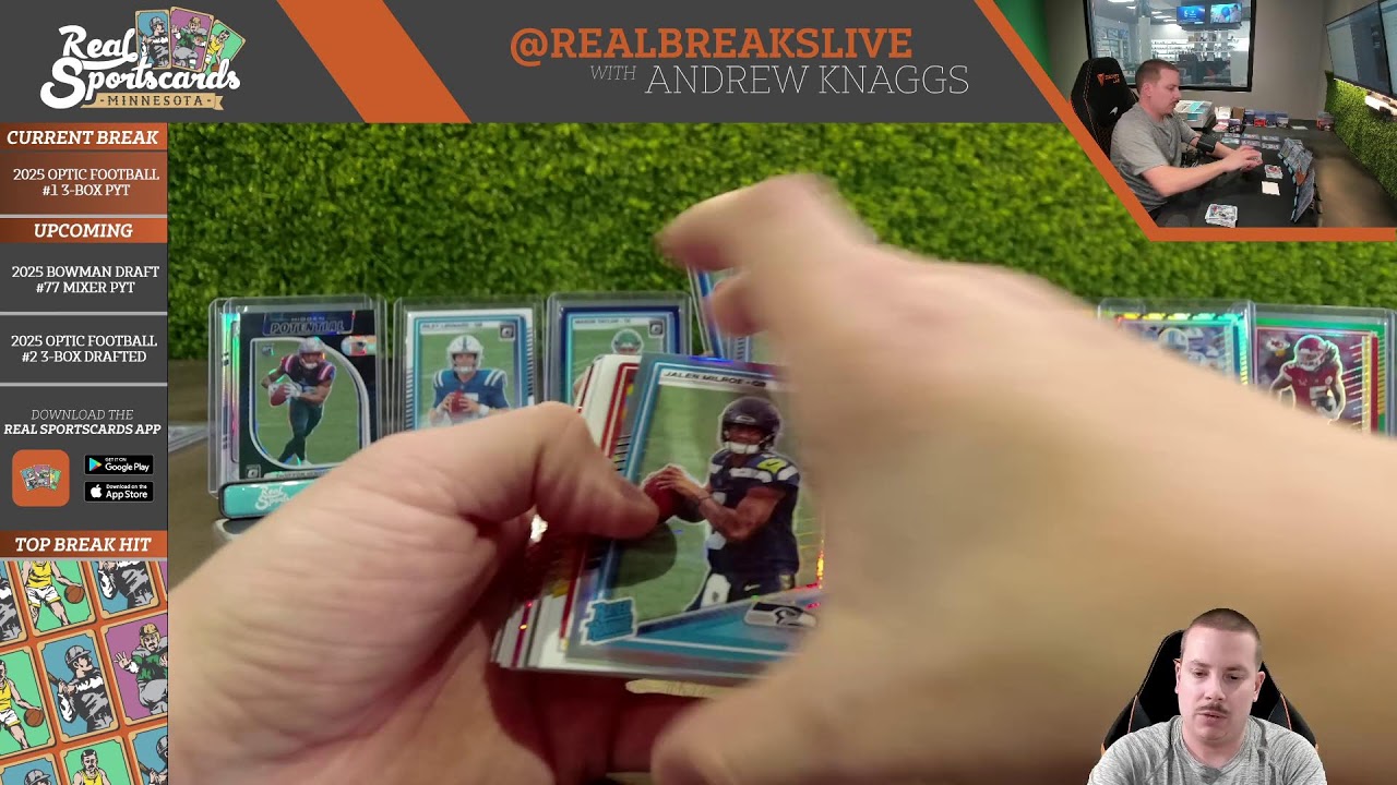 NEW RELEASE 2025 Donruss Optic Football #1 3-Box Pick Your Team