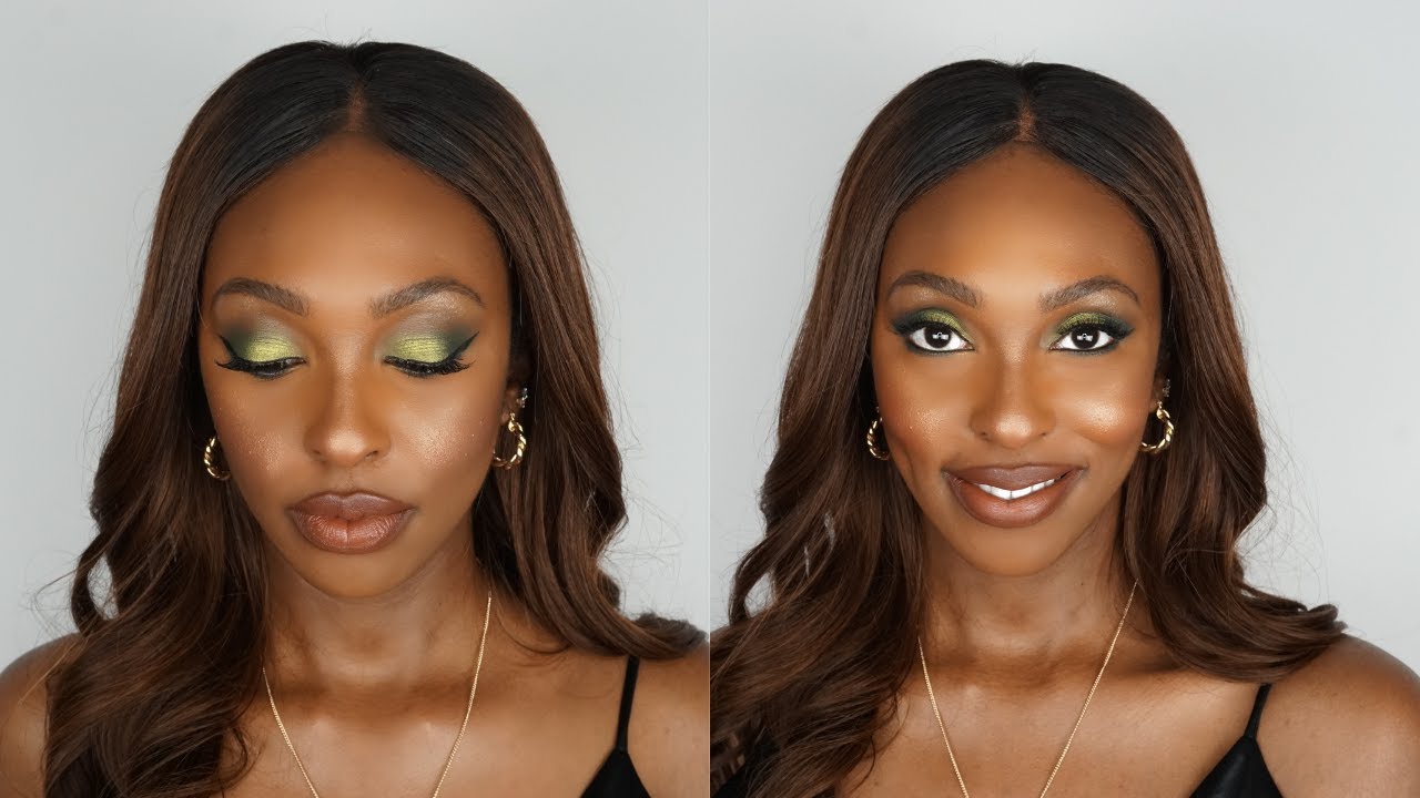 Smokey green makeup tutorial | Affordable Makeup 2021 | Elf Cosmetics