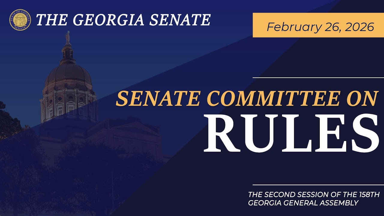 02/26/2026 Senate Committee on Rules