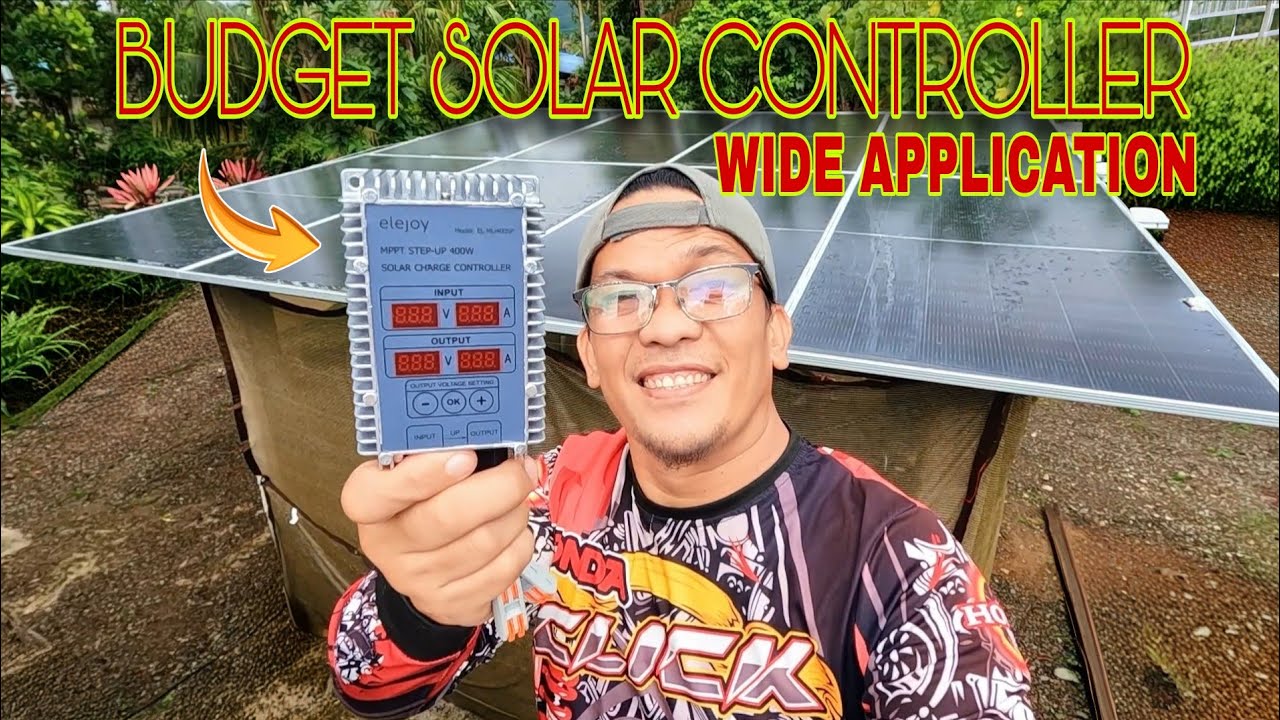 ELEJOY MPPT SOLAR CHARGE CONTROLLER 400 watts PUWEDE SA MGA EBIKE 70 volts battery 