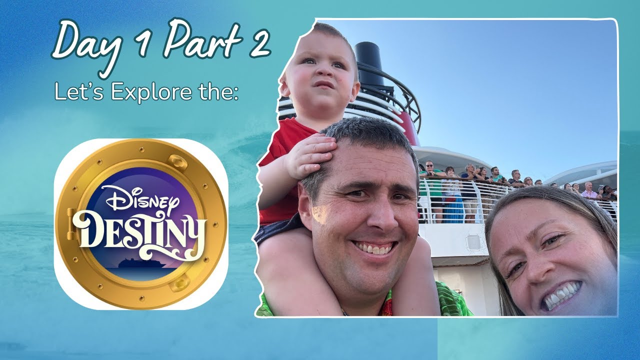 Our First Night on the Disney Destiny! ⚓ Sail Away, Loki & Pride Lands Dinner!