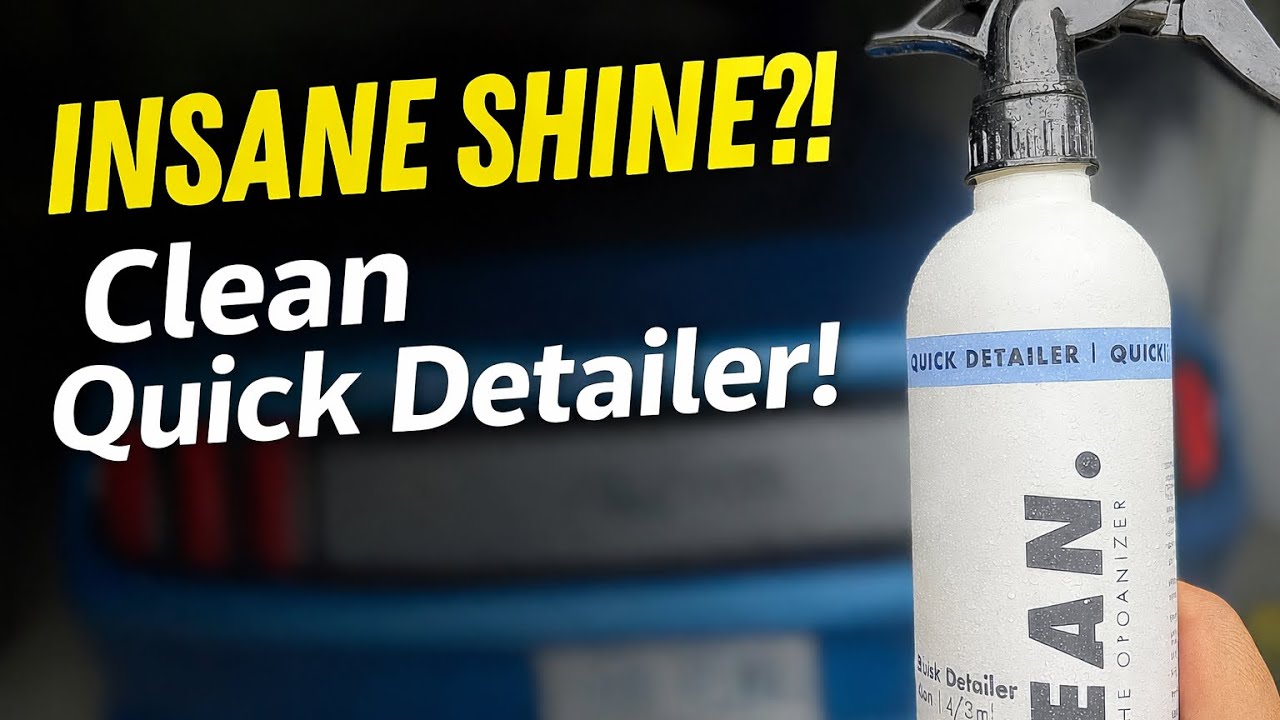 I Put CLEAN by Pan the Organizer Quick Detailer to the Test – Keep It Tight or Keep It Moving? 