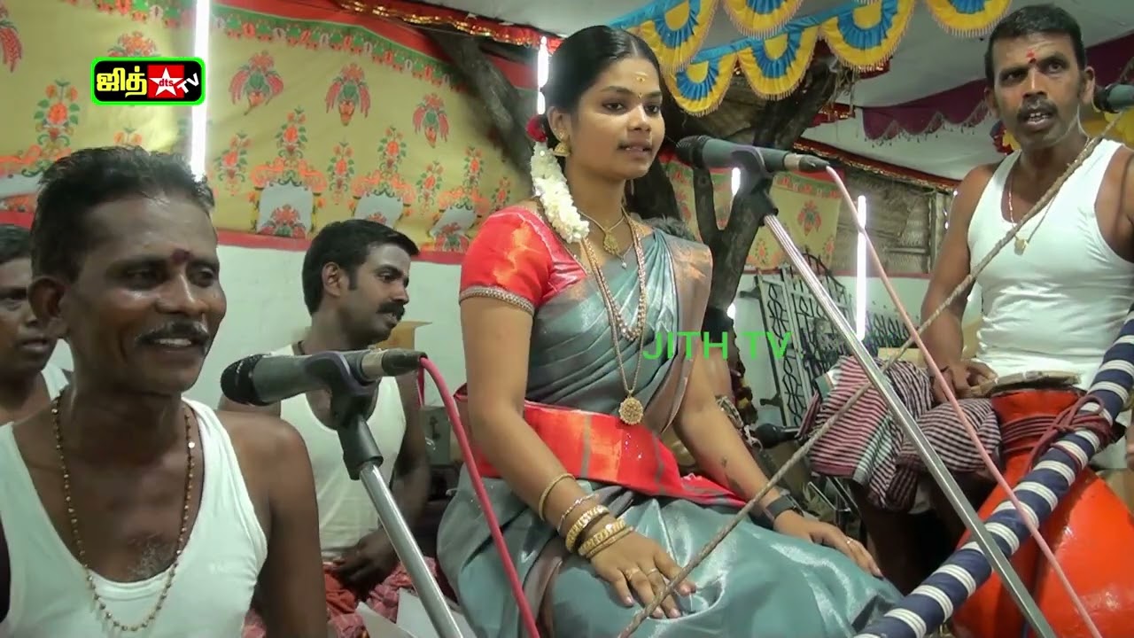 💖 இளம்புயல் மாதவி வில்லிசை || #madhavi #kalajith #jithtv #வில்லுப்பாட்டு #villupattu