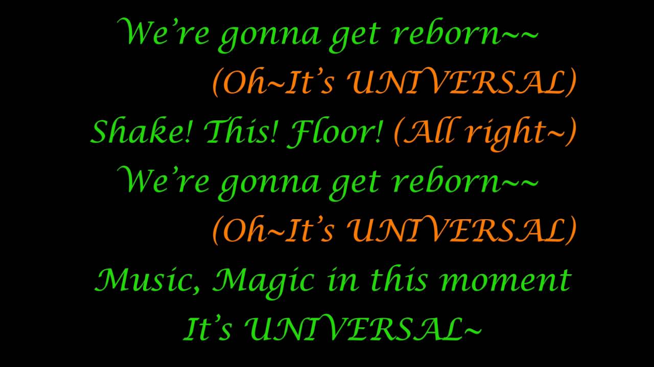 大阪環球影城15周年遊行主題曲 RE-BOOOOOOOORN with lyric