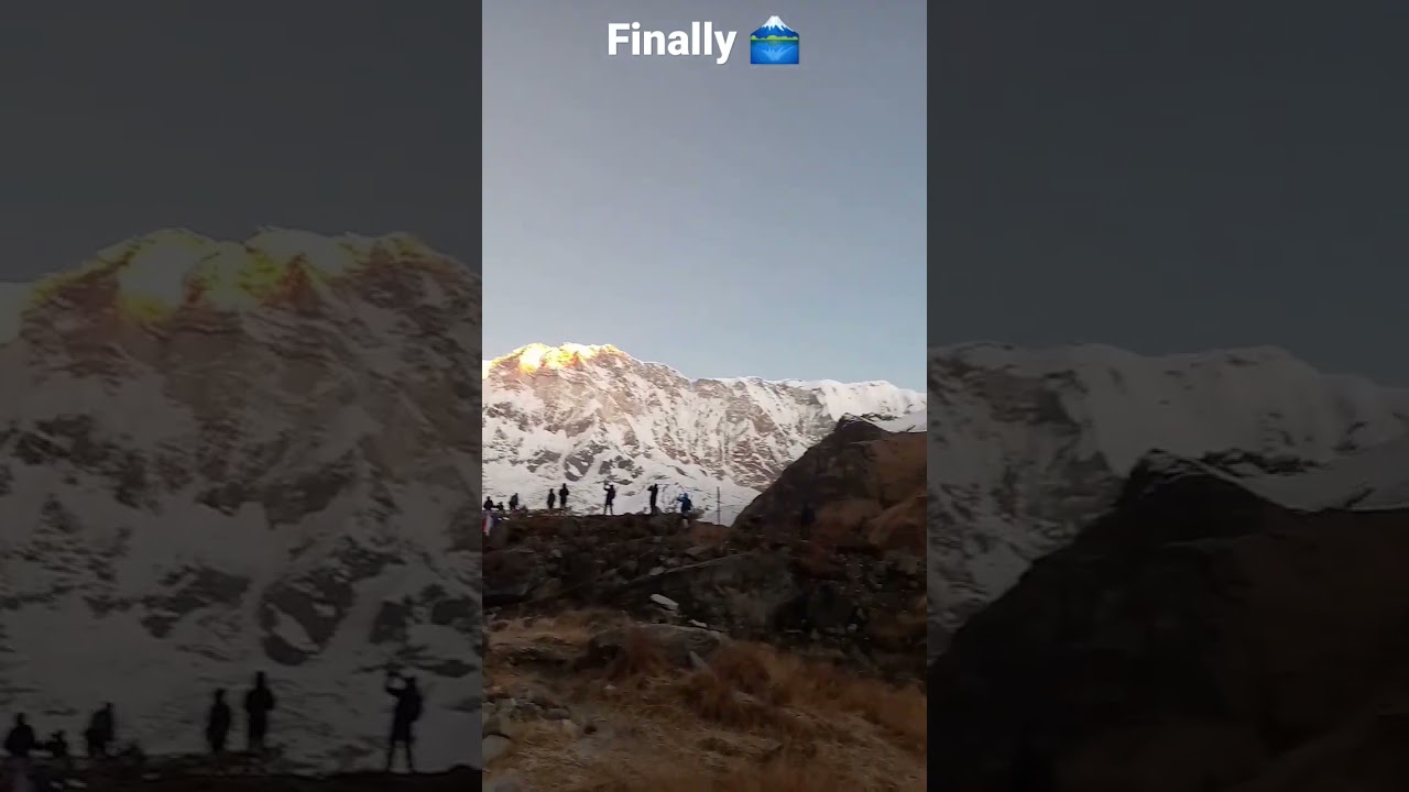 Finally reached #annapurnabasecamp #solotrek  #nepal