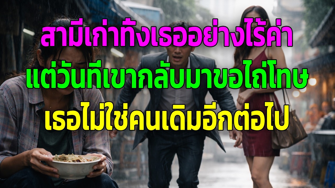 สามีเก่าทิ้งเธออย่างไร้ค่า แต่วันที่เขากลับมาขอไถ่โทษ เธอไม่ใช่คนเดิมอีกต่อไป