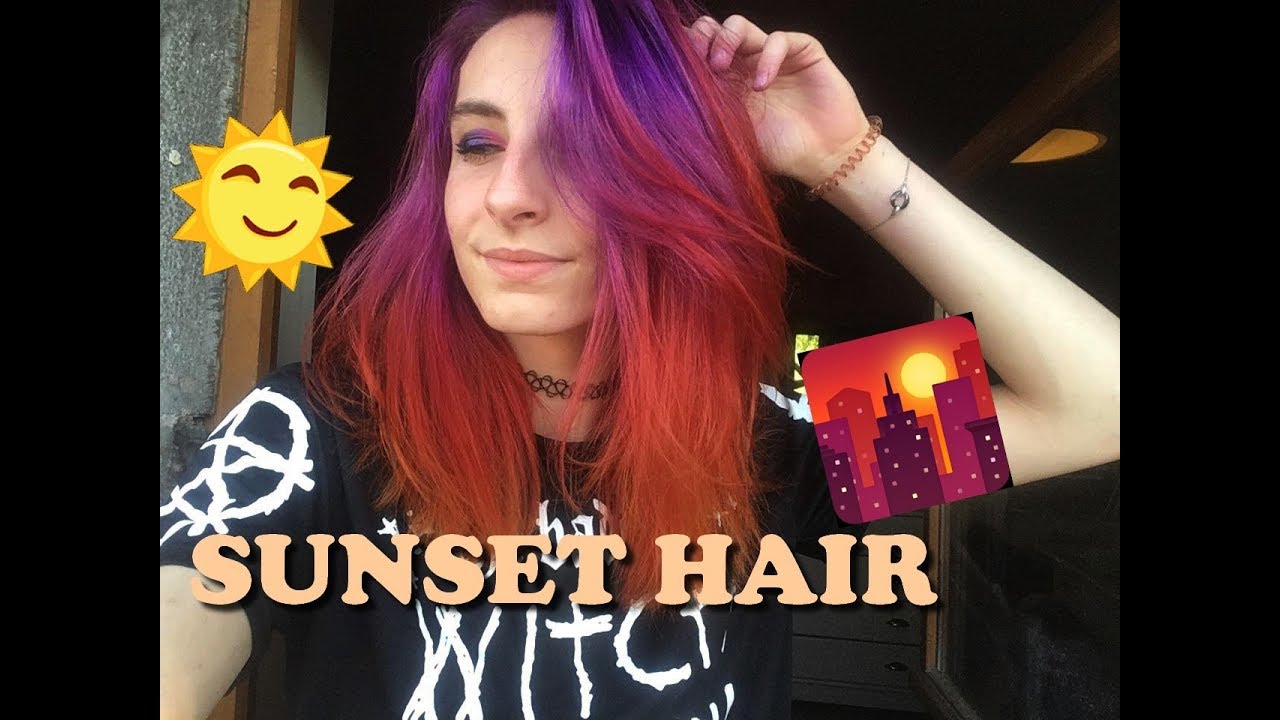 SUNSET HAIR w/ Crazy color & Special effects