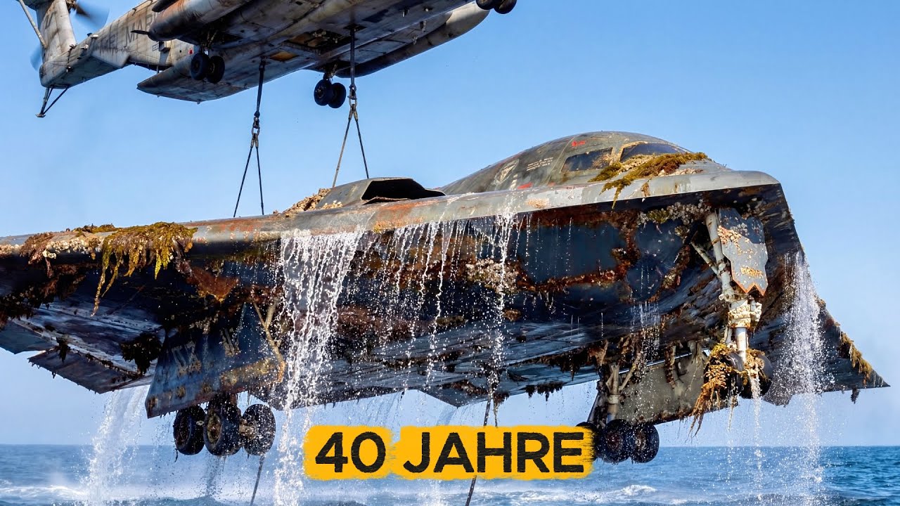 40 Jahre unter Wasser: die unglaubliche Bergung eines Flugzeugwracks