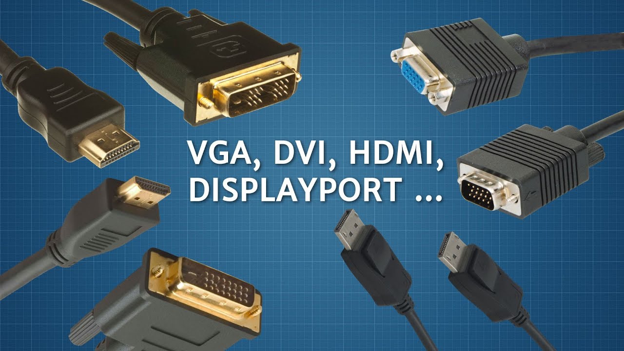 VGA, DVI, HDMI czy  DisplayPort - r&oacute;żnice, por&oacute;wnanie