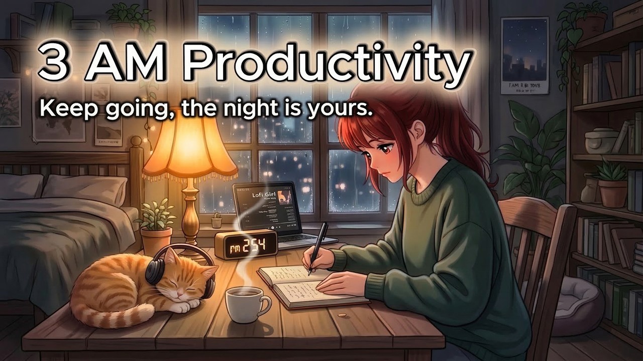 LoFi & Chill Small steps lead to big dreams. Keep going, the night is yours.