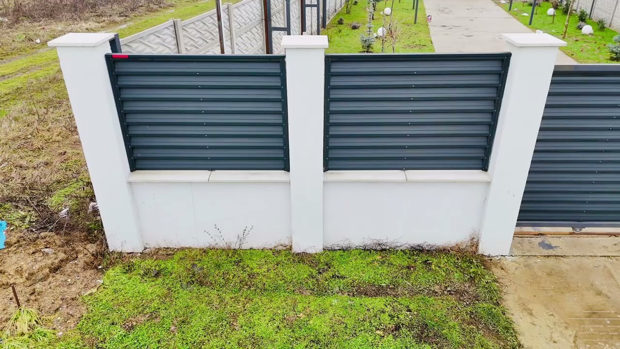 Gard orizontal tip jaluzea &ndash; model X121 ✨