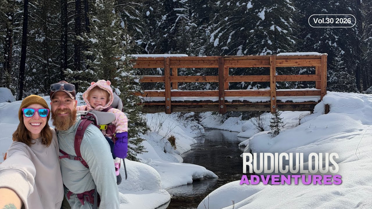 Winter Hiking in Teton Canyon | Family Snow Day in the Tetons | Rudiculous Adventures