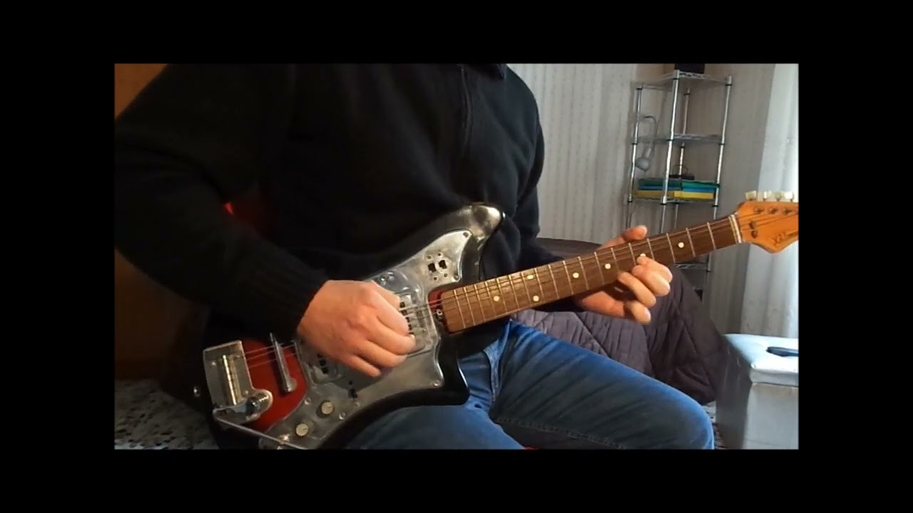 DEEP PURPLE Wasted Sunset  guitar cover Eko X27
