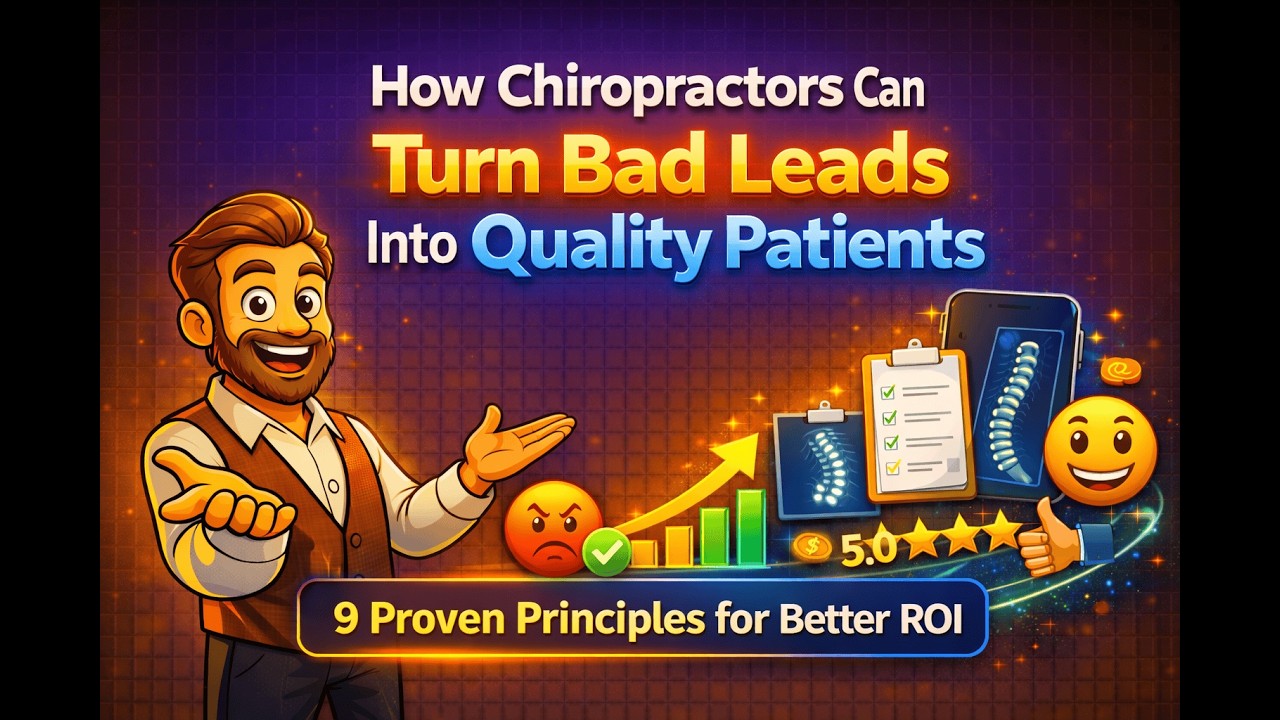 How Chiropractors Can Turn Bad Leads Into Quality Patients | 9 Proven Principles for Better ROI