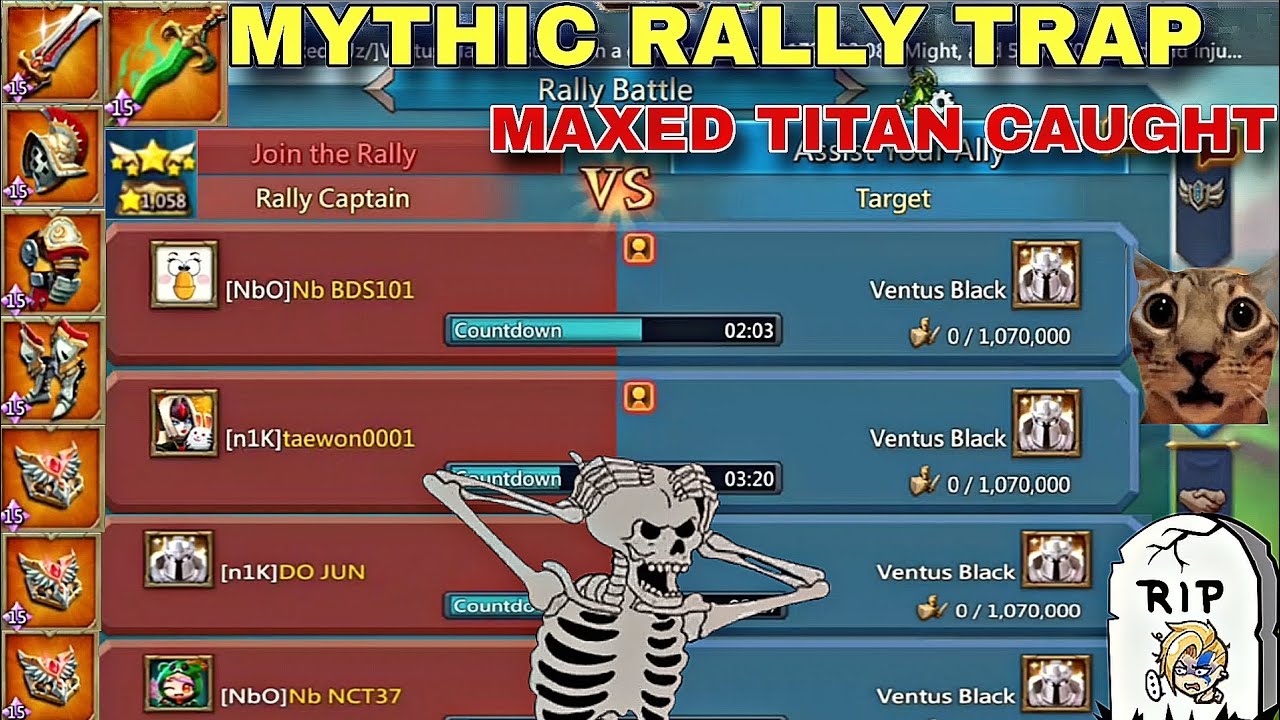 Lords Mobile - Let's Fight Mind game🎯 MAXED TITANS 5 RALLYS TRAPPED IN FAKE GEARS #lordsmobile 
