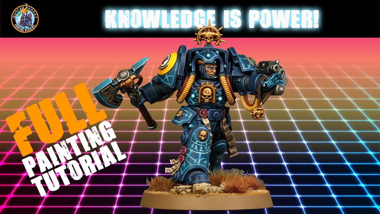 How to Paint Space Marine Terminator Librarians for Warhammer 40,000 | Duncan Rhodes