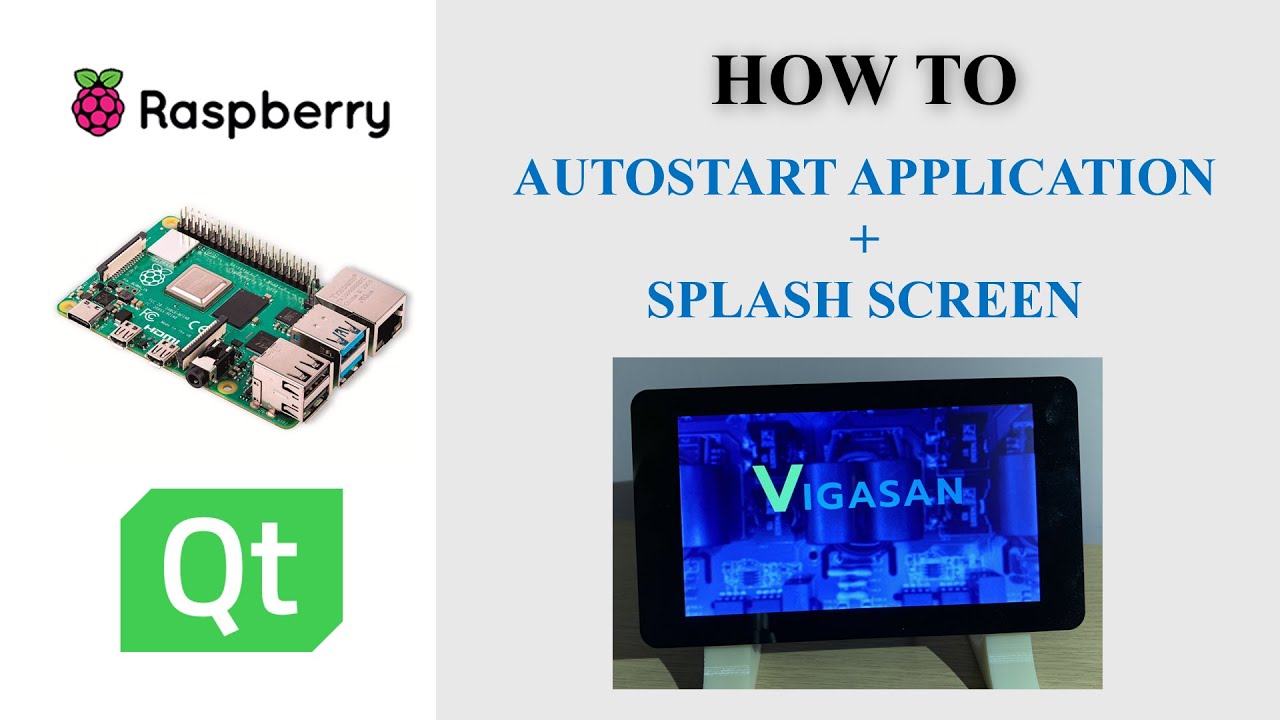 Raspberry Pi - Autostart Application with Splash Screen