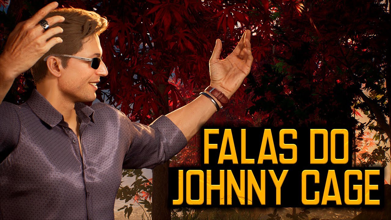 FALAS DO JOHNNY CAGE - MORTAL KOMBAT 1 - Johnny Sempre Hilário e Irônico