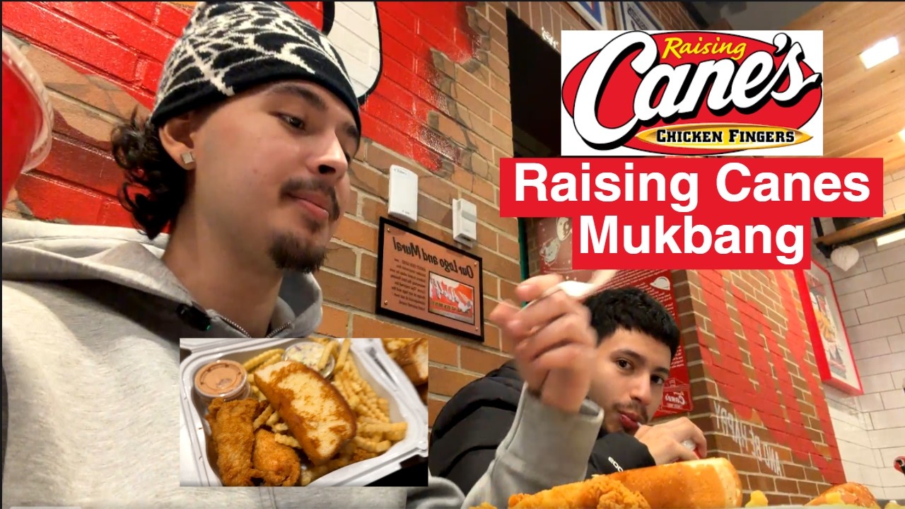 Raising Canes Mukbang
