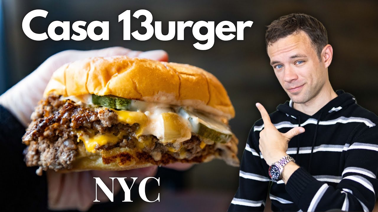 Eating at Casa 13urger. BEST Smash Burgers in NYC?