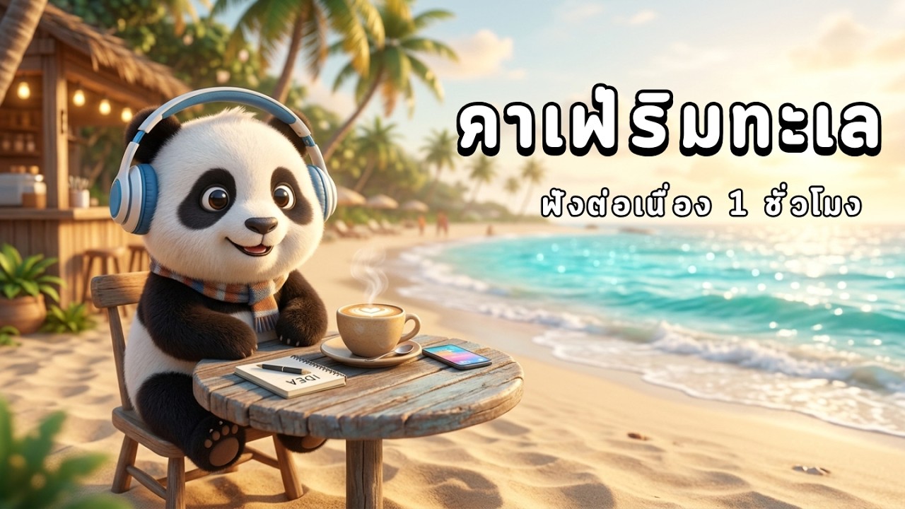 เพลงชิลเปิดร้าน คาเฟ่ริมทะเล 🌴 ฟังต่อเนื่อง 1 ชั่วโมง บรรยากาศดี สำหรับร้านกาแฟ