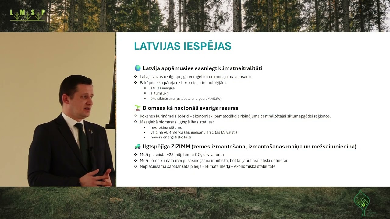 ES Zaļais kurss: ZIZIMM nozares izaicinājumi un iespējas | LMSP Meža programma 2025