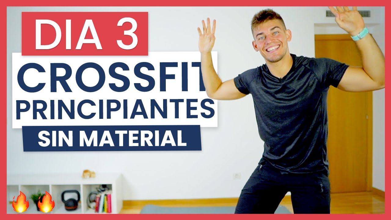 CROSSFIT en CASA para PRINCIPIANTES 🔥 Ejercicios de CROSSFIT en casa sin material para principiantes