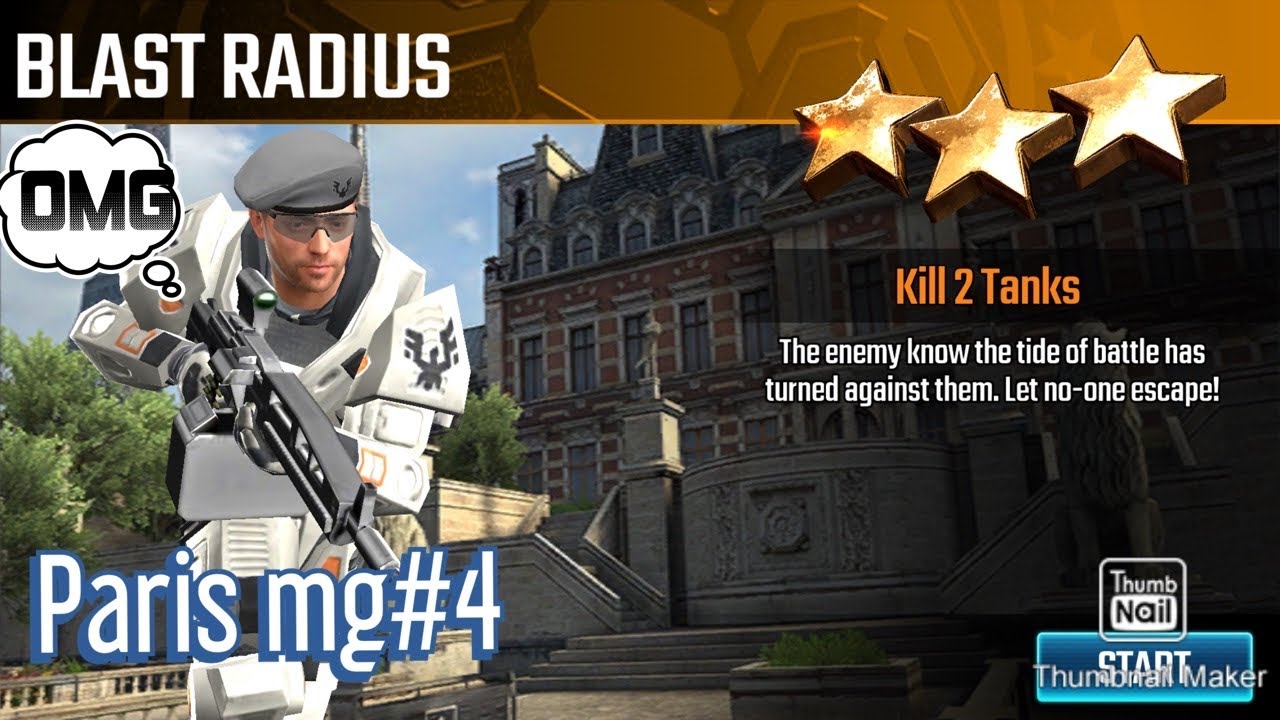 Blast Radius, Sniper Strike Special Ops mission #4- Paris (machine gun/ zone 9)