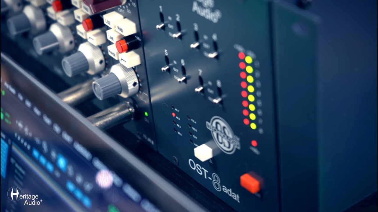 Heritage Audio - Live Jam at HA HQ using the OST-8 adat & 73 JR II 500 Series