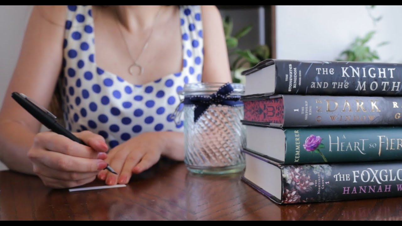 ASMR Book Jar 📚 Creating My Reading TBR Jar (chatty whisper, cutting, writing)