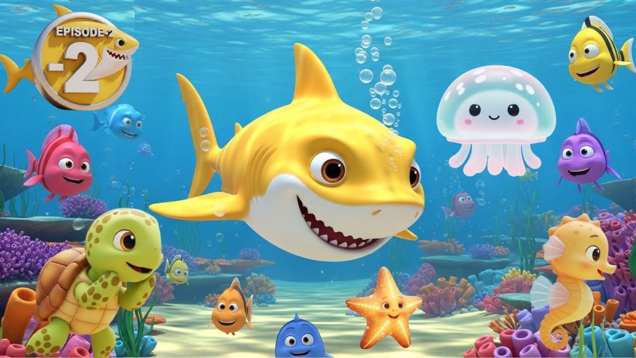Baby Shark & Friends 🦈🐢⭐ | Underwater Fun Song | Episode 2 | Joy Kids Nursery
